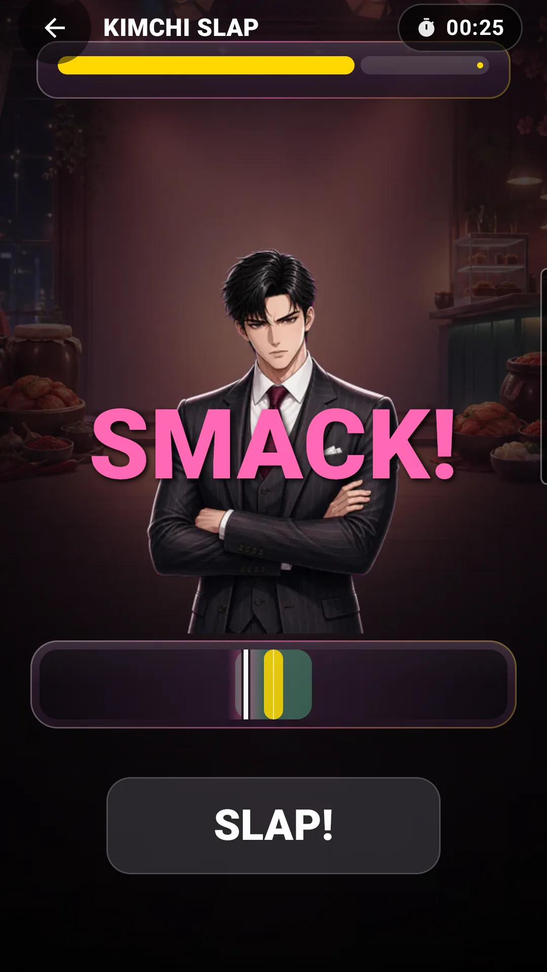K-Drama Director Kimchi Slap timing minigame